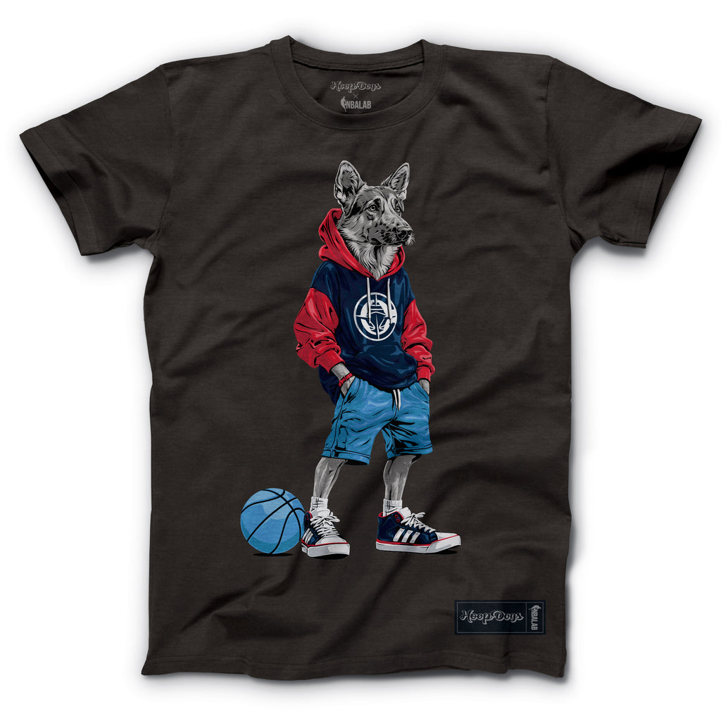Curated visual reference: Gallery Detail: Los Angles Clippers X German Shepherd Hoop Dogs