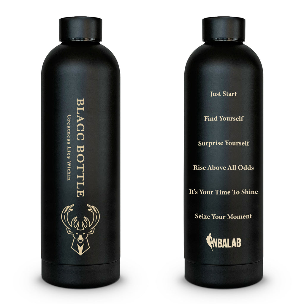 Products Blacc Bottle MILWAUKEE BUCKS 25 OZ BOTTLE