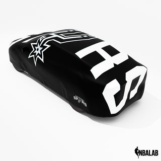 Officially Licensed San Antonio Cover Stretch Logo – Indoor & Outdoor | NBA Protection | HeroCovers