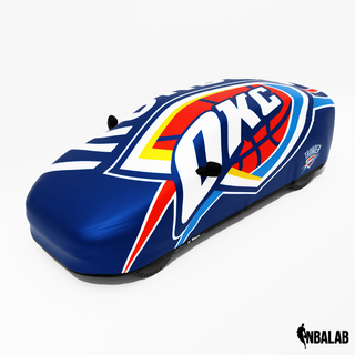 Officially Licensed Oklahoma City Cover Stretch Logo – Indoor & Outdoor | NBA Protection | HeroCovers