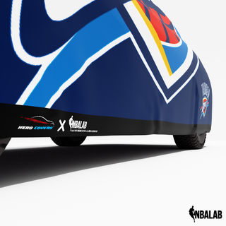 Officially Licensed Oklahoma City Cover Stretch Logo – Indoor & Outdoor | NBA Protection | HeroCovers