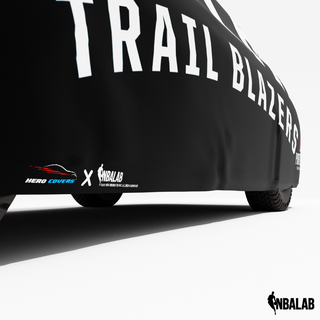 Officially Licensed Portland Trail Cover Stretch Logo – Indoor & Outdoor | NBA Protection | HeroCovers