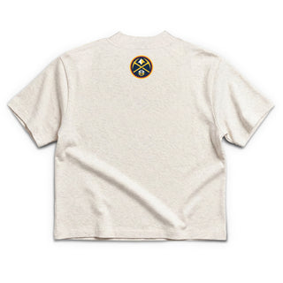 Denver Nuggets Cropped French Bulldog T-Shirt