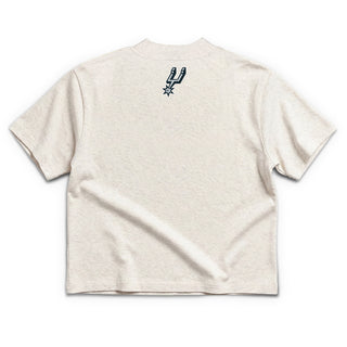 San Antonio Spurs Cropped French Bulldog T-Shirt