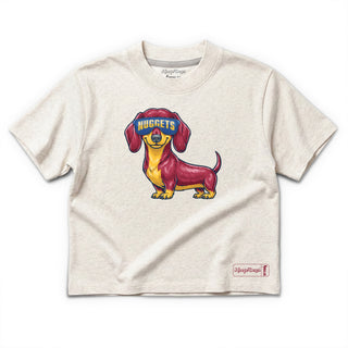 Denver Nuggets Cropped Dachshund T-Shirt