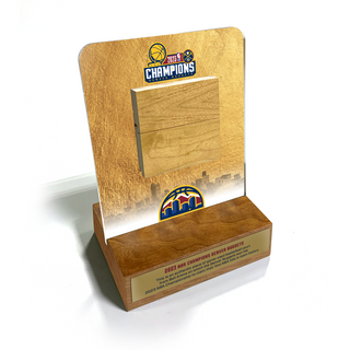 Denver Nuggets Gold Desk Frame