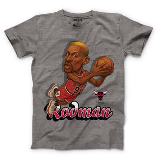 Fickett Classics Dennis Rodman Chicago Bulls T-Shirt