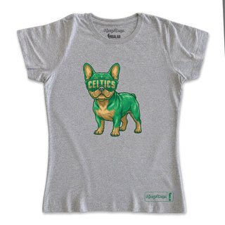 Boston Celtics French Bulldog T-Shirt