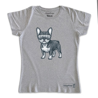 San Antonio Spurs French Bulldog T-Shirt