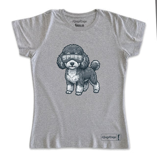 San Antonio Spurs Teacup Poodle T-Shirt