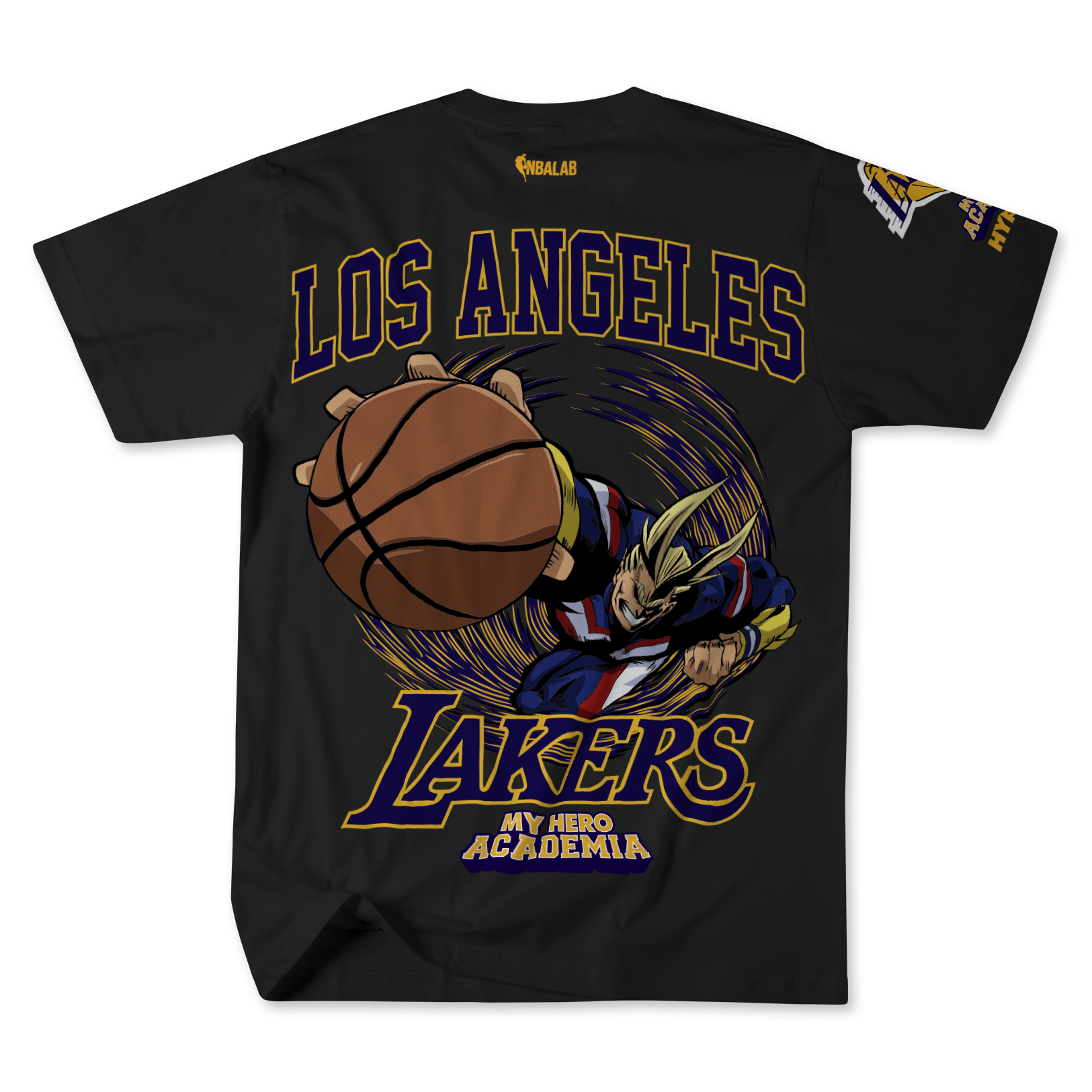 NBALAB X HYPERFLY LOS ANGELES LAKERS ALL MIGHT T-SHIRT NBALAB X HYPERFLY LOS ANGELES LAKERS ALL MIGHT T-SHIRT