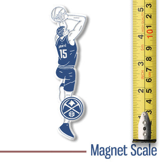 Nikola Jokić 3D Denver Nuggets Magnet