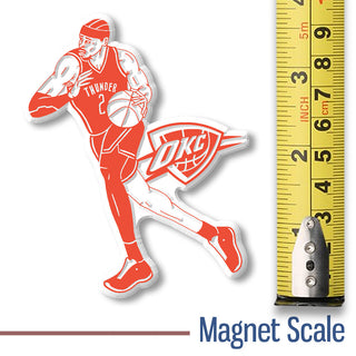 Shai Gilgeous-Alexander 3D OKC Magnet