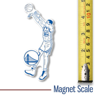 Stephen Curry 3D Golden State Warriors Magnet