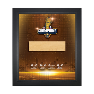 Denver Nuggets Championship Three Point Frame - 15"x17"