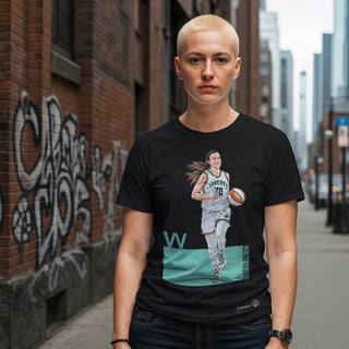 New York Liberty Sabrina Lonescu Black Shirt