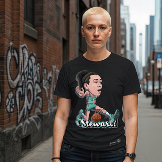 New York Liberty Breanna Stewart Black Shirt