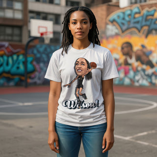 Las Vegas Aces A'ja Wilson White Shirt