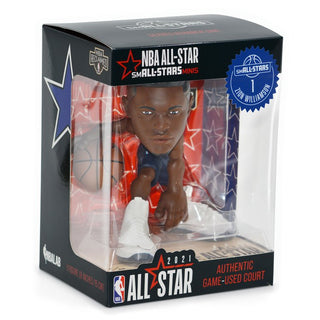 Zion Williamson smALL-STAR with game-used court