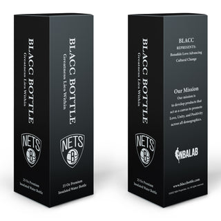 Blacc Bottle - Brooklyn Nets 25 OZ BOTTLE